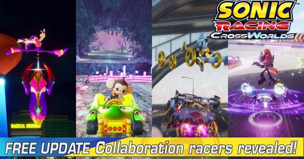 Sonic Racing CrossWorlds DLC EXPLOSION! NiGHTS, AiAi, Tangle & Whisper Join the Roster!