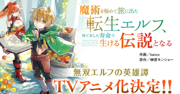 Immortality & Insane Magic! 'The Reincarnated Elf's Journey to Legend' Anime Officially Announced!